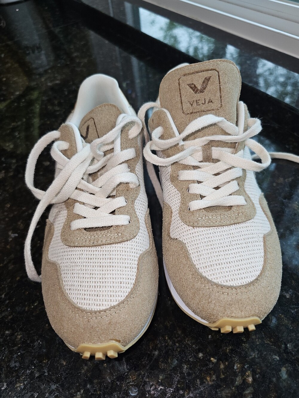 Veja SDU Women's Sneakers in NATURAL PLATINE Sz 7 - Picture 7 of 13